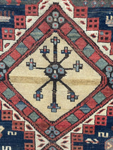 Antique Caucasian Shirvan Rug 4'5" x 8' 5''