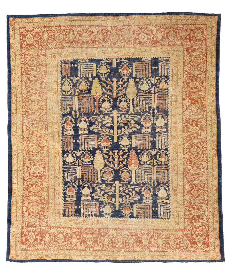 Antique Zigler Mahal Rug 8' 11'' x 10' 5''