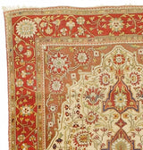 Antique  Mohtasham Kashan Rug 4' 2'' x 7' 1''