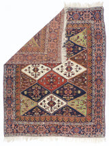 Antique Tribal Afshar Rug 4' 10" x 6' 2"