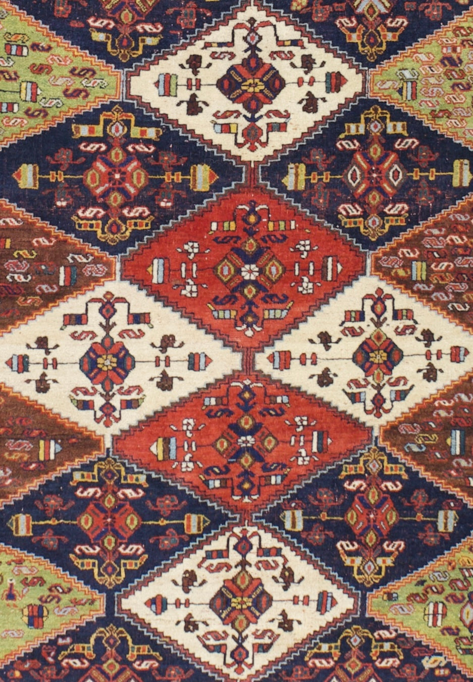 Antique Tribal Afshar Rug 4' 10" x 6' 2"