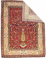 Fine Antique Isfahan Rug 4'7" x 6' 0"