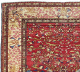 Fine Antique Isfahan Rug 4'7" x 6' 0"