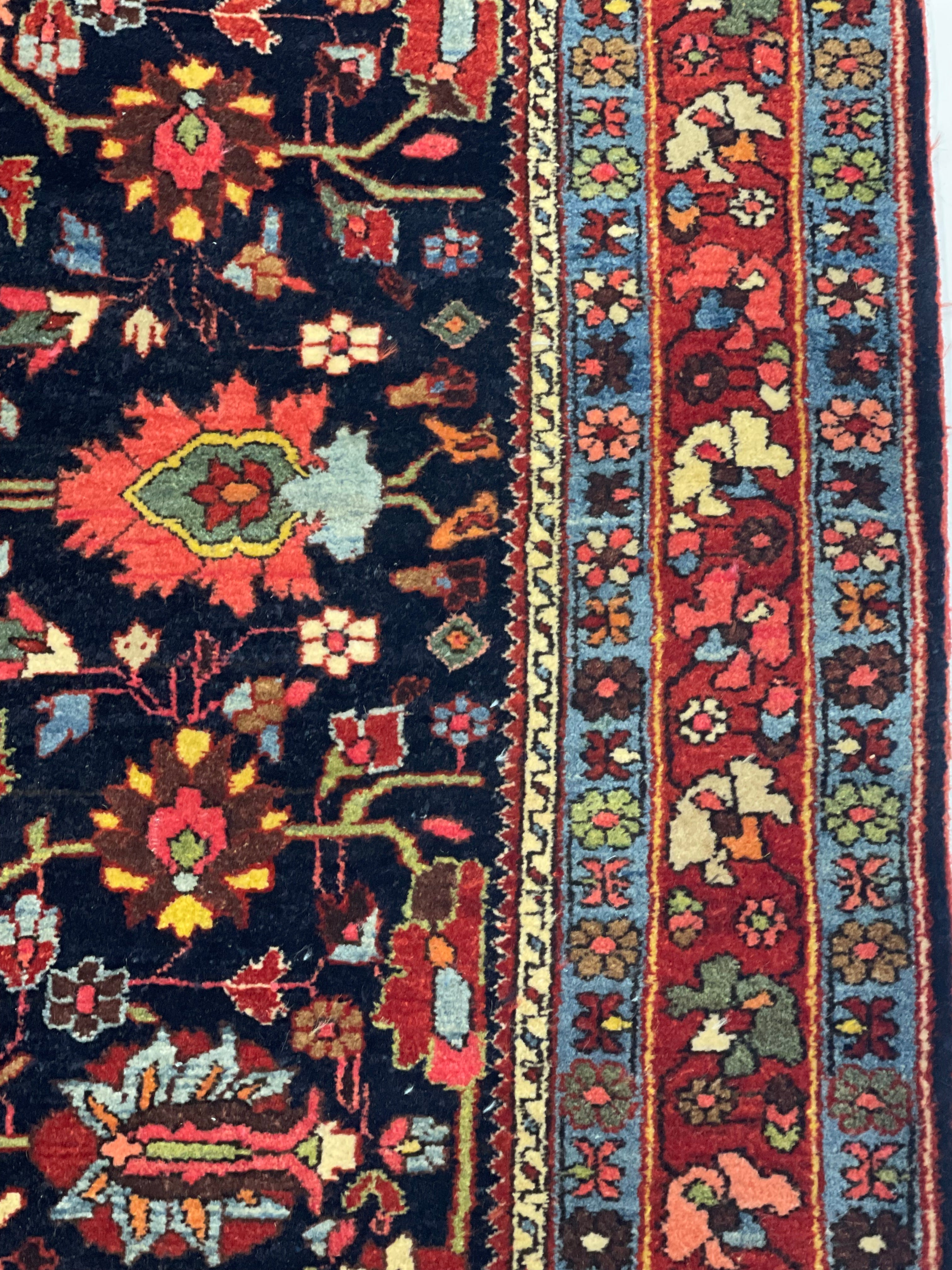 Antique  Bidjar Rug 3' 7" x 5' 2"