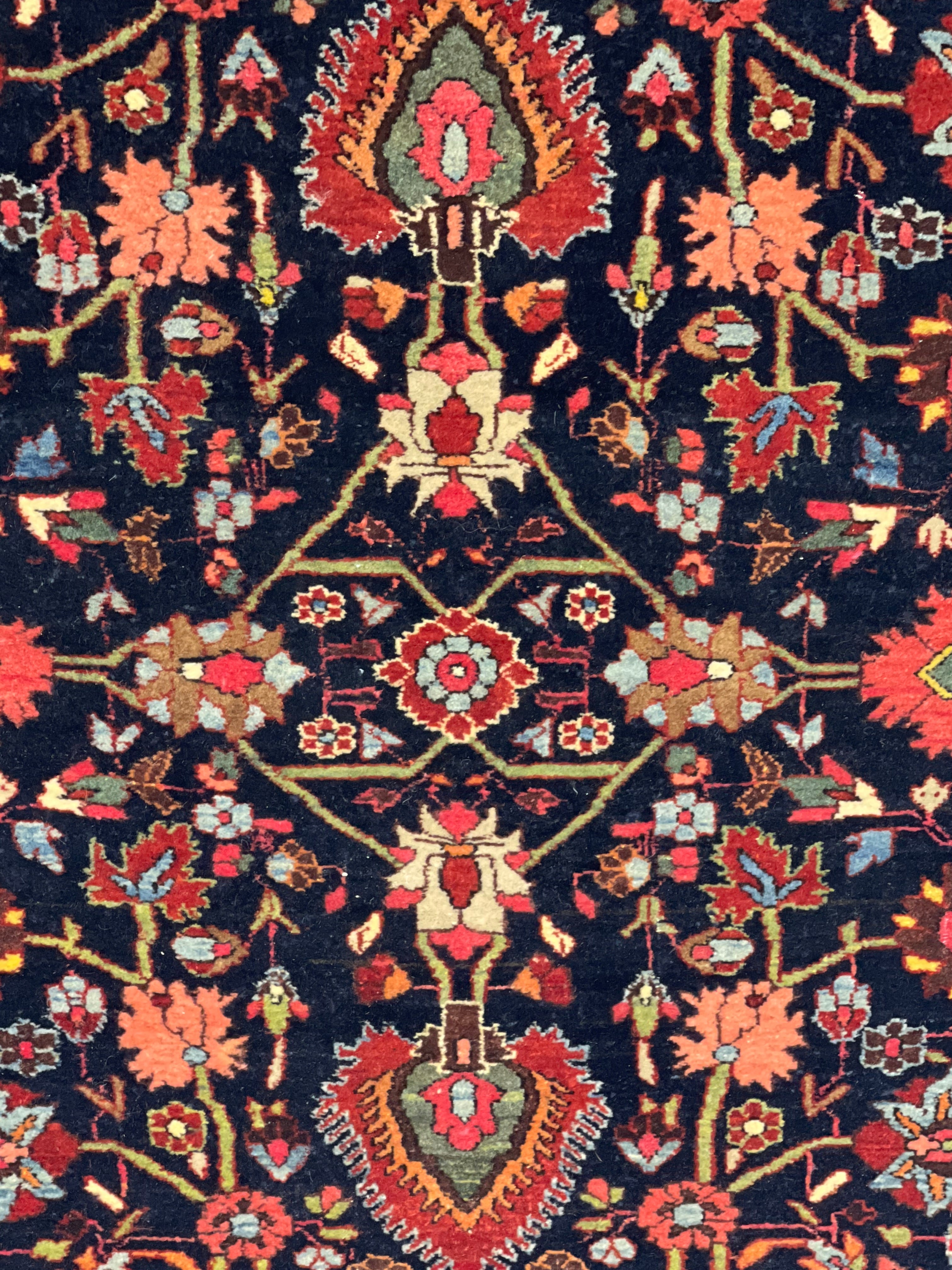 Antique  Bidjar Rug 3' 7" x 5' 2"
