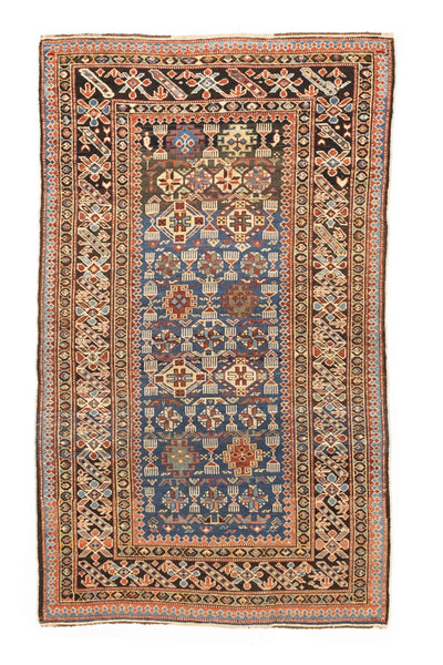 Antique Caucasian Kuba Rug 3' 10