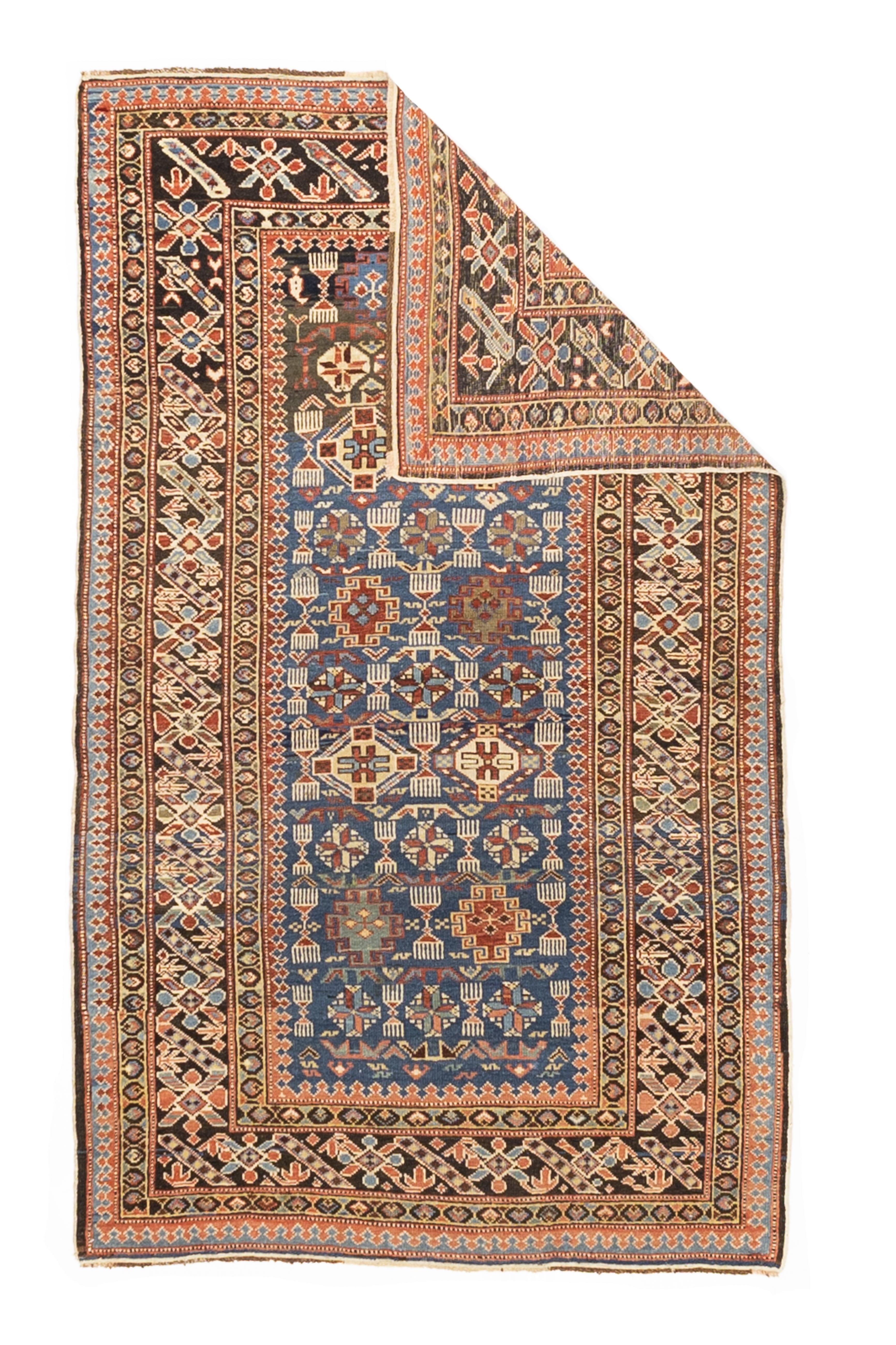 Antique Caucasian Kuba Rug 3' 10" x 6' 3''
