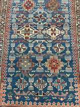 Antique Caucasian Kuba Rug 3' 10" x 6' 3''