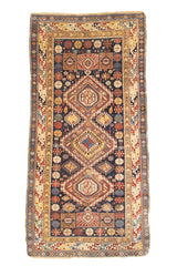 Antique Caucasian Shirvan Rug 4'  x 7' 11''