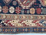 Antique Caucasian Shirvan Rug 4'  x 7' 11''