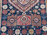 Antique Caucasian Shirvan Rug 4'  x 7' 11''
