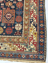 Antique Caucasian Shirvan Rug 4'  x 7' 11''
