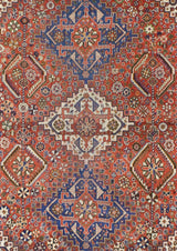 Antique Persian Qashqai Rug 5' 10'' x 8' 4''