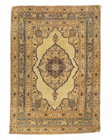 Fine Antique Haji Jalili Tabriz Wool Rug 4' 0" x 5' 9''