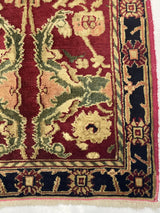 Fine Vintage Indian Agra Short Wool Runner 2' 0" x 6' 11''