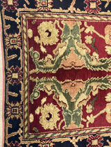 Fine Vintage Indian Agra Short Wool Runner 2' 0" x 6' 11''
