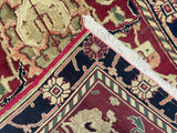 Fine Vintage Indian Agra Short Wool Runner 2' 0" x 6' 11''