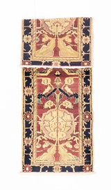 Fine Vintage Indian Agra Short Wool Runner 1' 9'' x 5' 5''