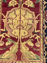 Fine Vintage Indian Agra Short Wool Runner 1' 9'' x 5' 5''