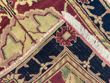 Fine Vintage Indian Agra Short Wool Runner 1' 9'' x 5' 5''