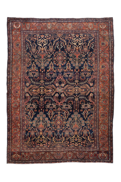 Antique  Farahan Sarouk Rug 8' 10