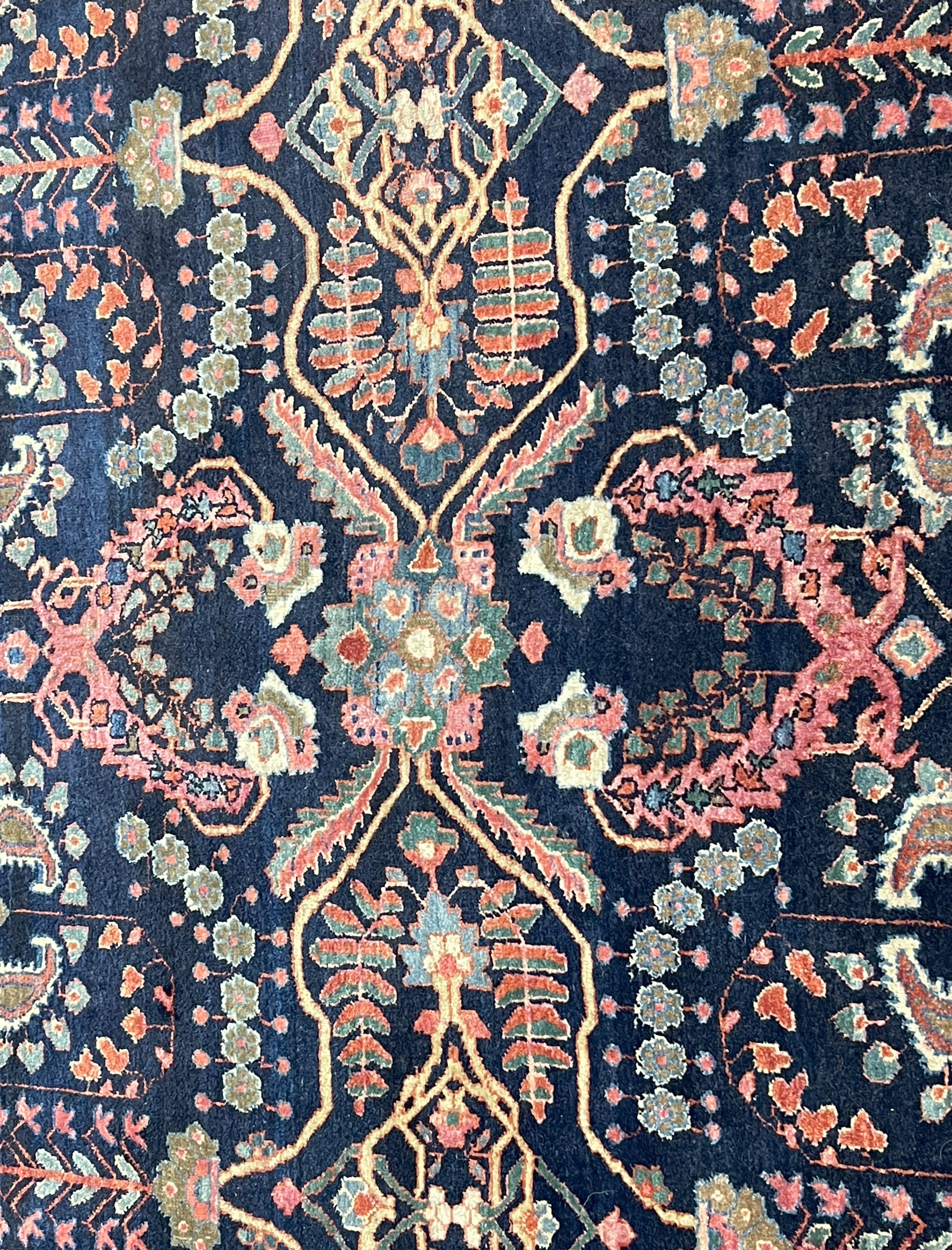 Antique  Farahan Sarouk Rug 8' 10" x 12' 2"