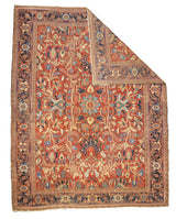 Antique  Heriz Rug 9'8'' x 12'5''
