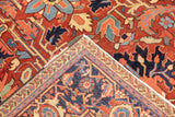 Antique  Heriz Rug 9'8'' x 12'5''