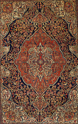 Antique  Farahan Sarouk Rug 8' 10'' x 12' 5''