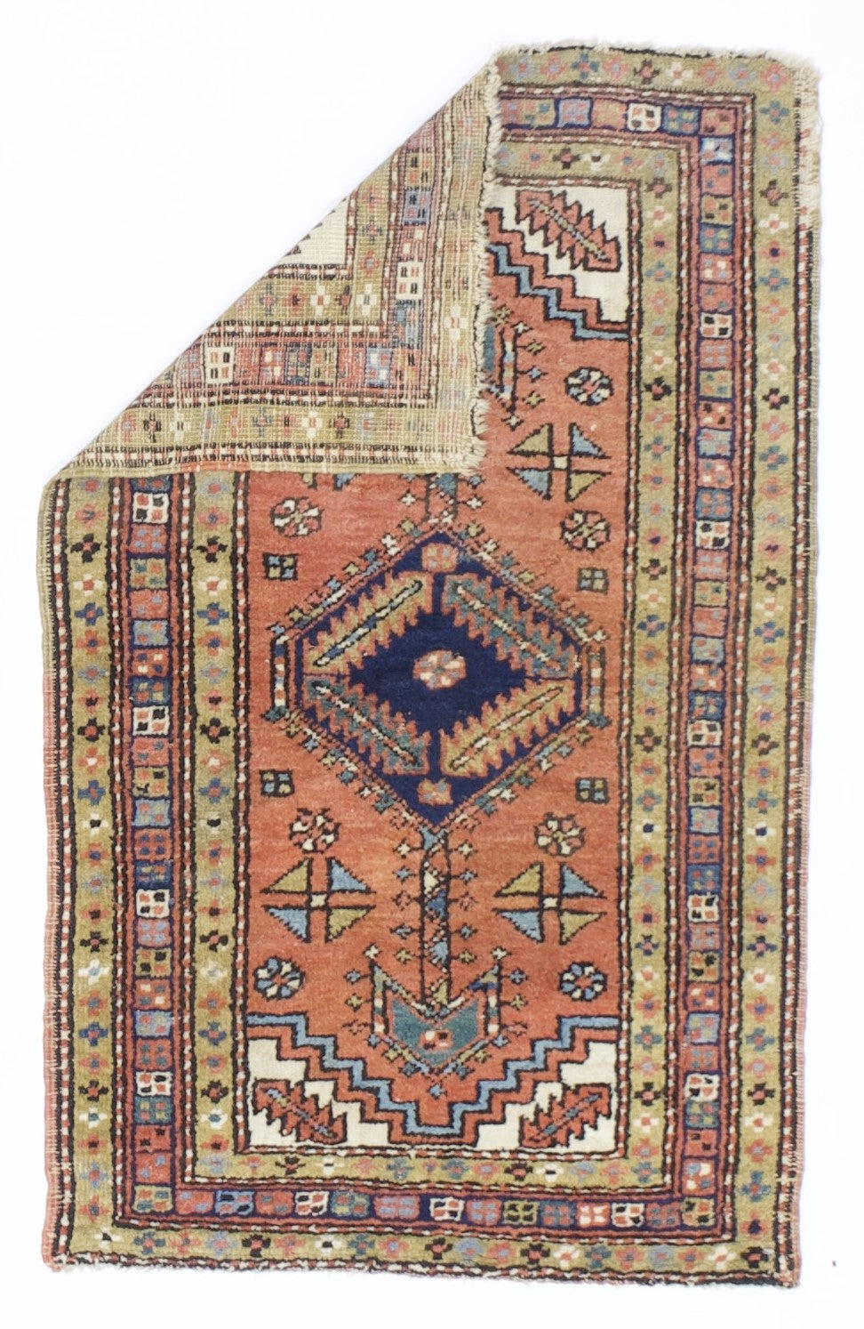 Antique  Heriz Rug 2'6" x 4' 1''