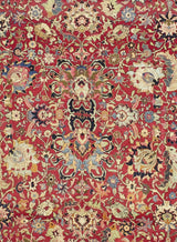 Fine Antique  Tehran Wool Rug 6' 9" x 9' 5"