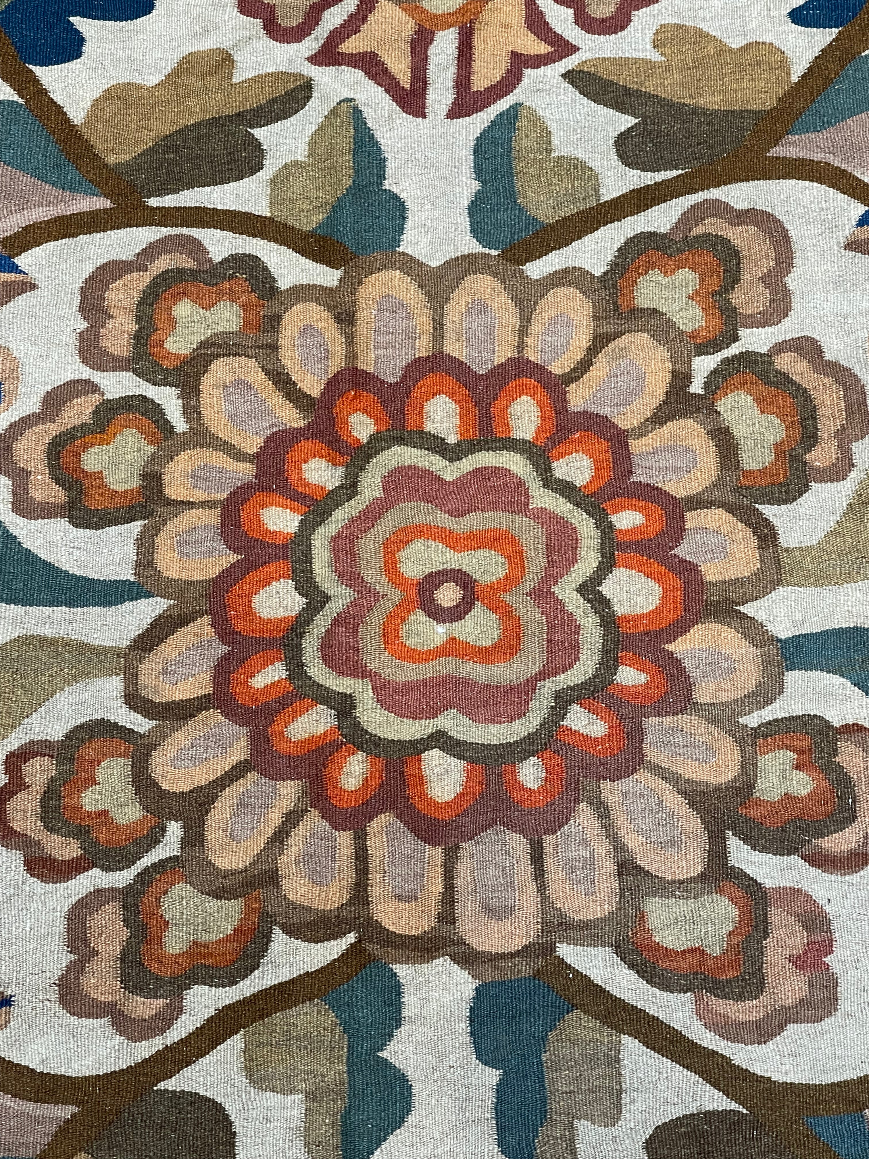 Antique Bassarabian Kilim Rug 6' 5'' x 9' 6''