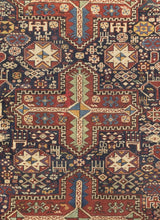 Antique Caucasian Karakashli Rug 3'4" x 4' 10"
