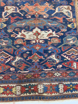 Antique Caucasian Bijov Rug 3' 10" x 7' 6"