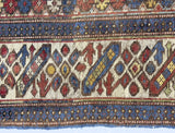 Antique Caucasian Bijov Rug 3' 10" x 7' 6"