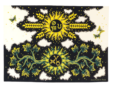 Mid Century Tapestry Signed Jean Picard Le Doux 4' 10