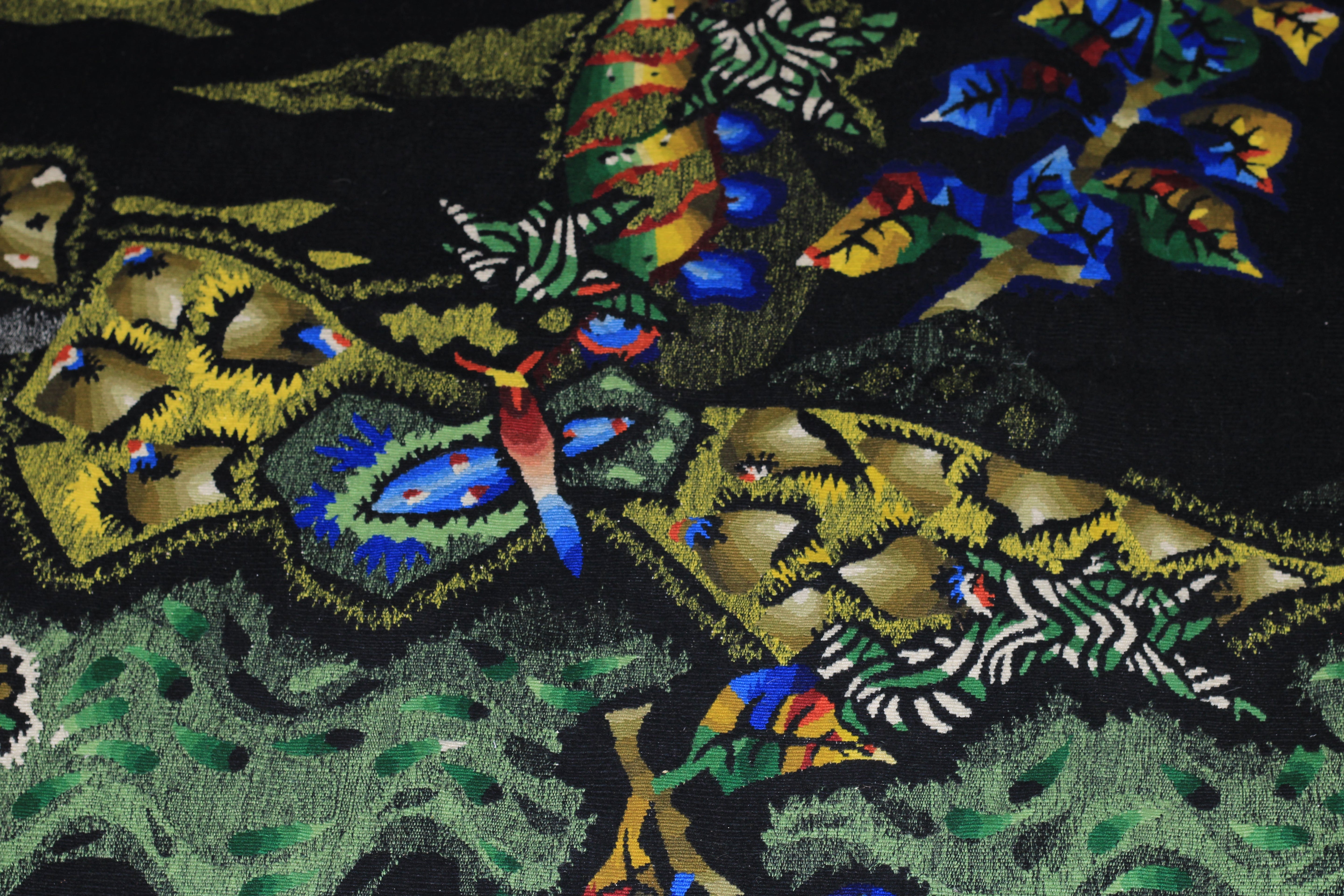 Mid Century Tapestry Signed Lurcat 3' 10'' x 7' 8''