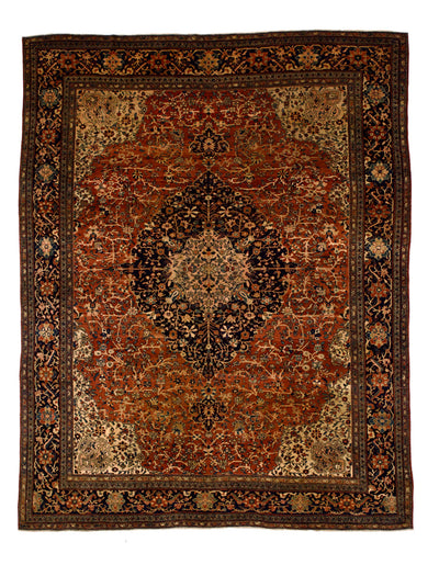 Antique Farahan Sarouk Rug 8' 9