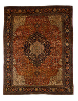 Antique Farahan Sarouk Rug 8' 9" x 11' 6"