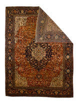 Antique Farahan Sarouk Rug 8' 9" x 11' 6"
