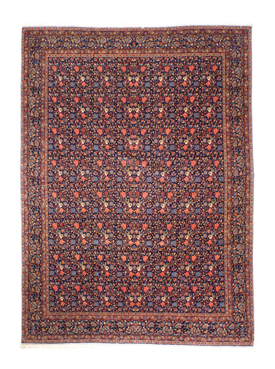 Antique Dabir Kashan Rug 8' 7'' x 11' 4''