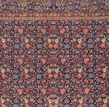 Antique Dabir Kashan Rug 8' 7'' x 11' 4''