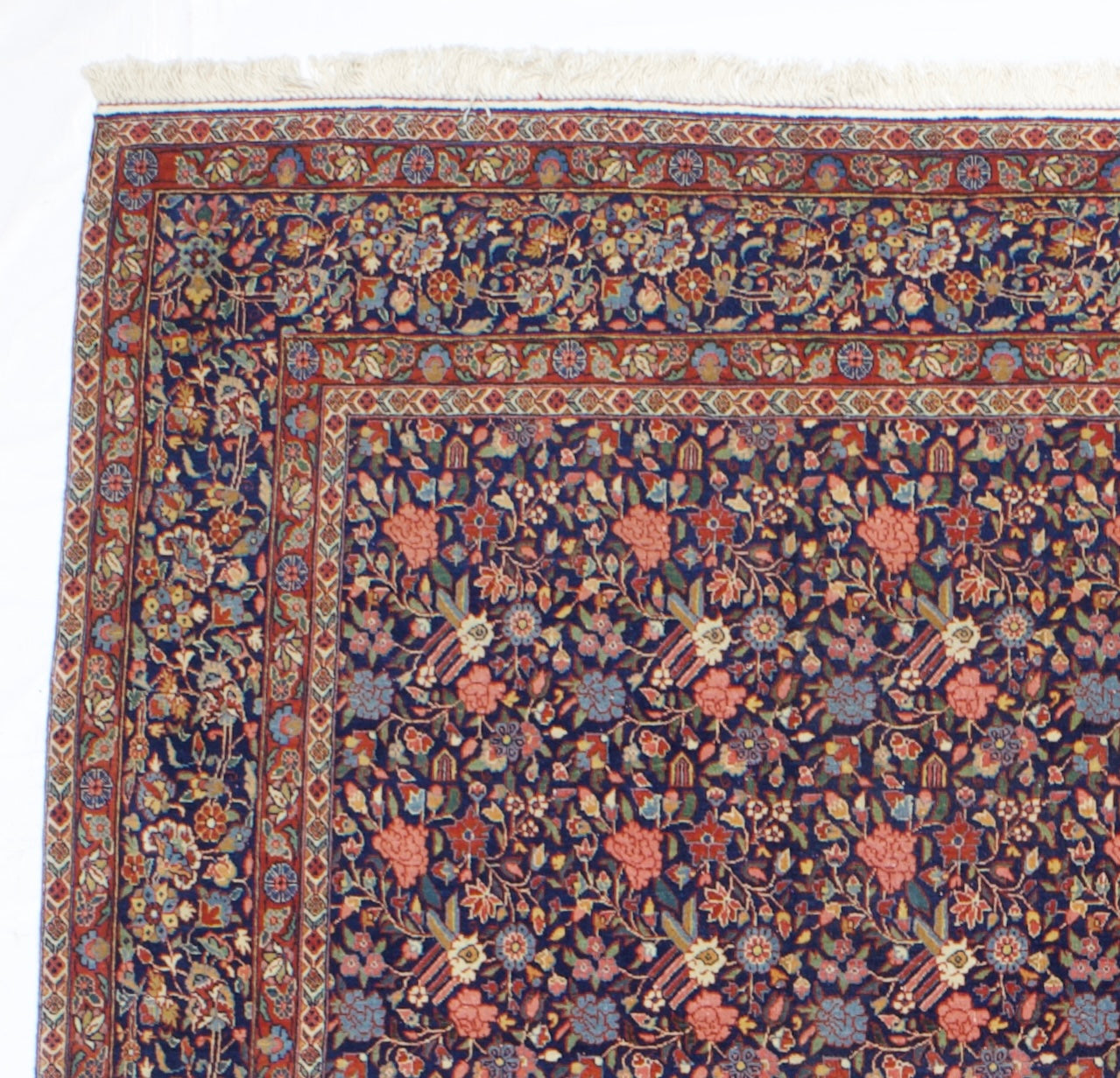 Antique Dabir Kashan Rug 8' 7'' x 11' 4''