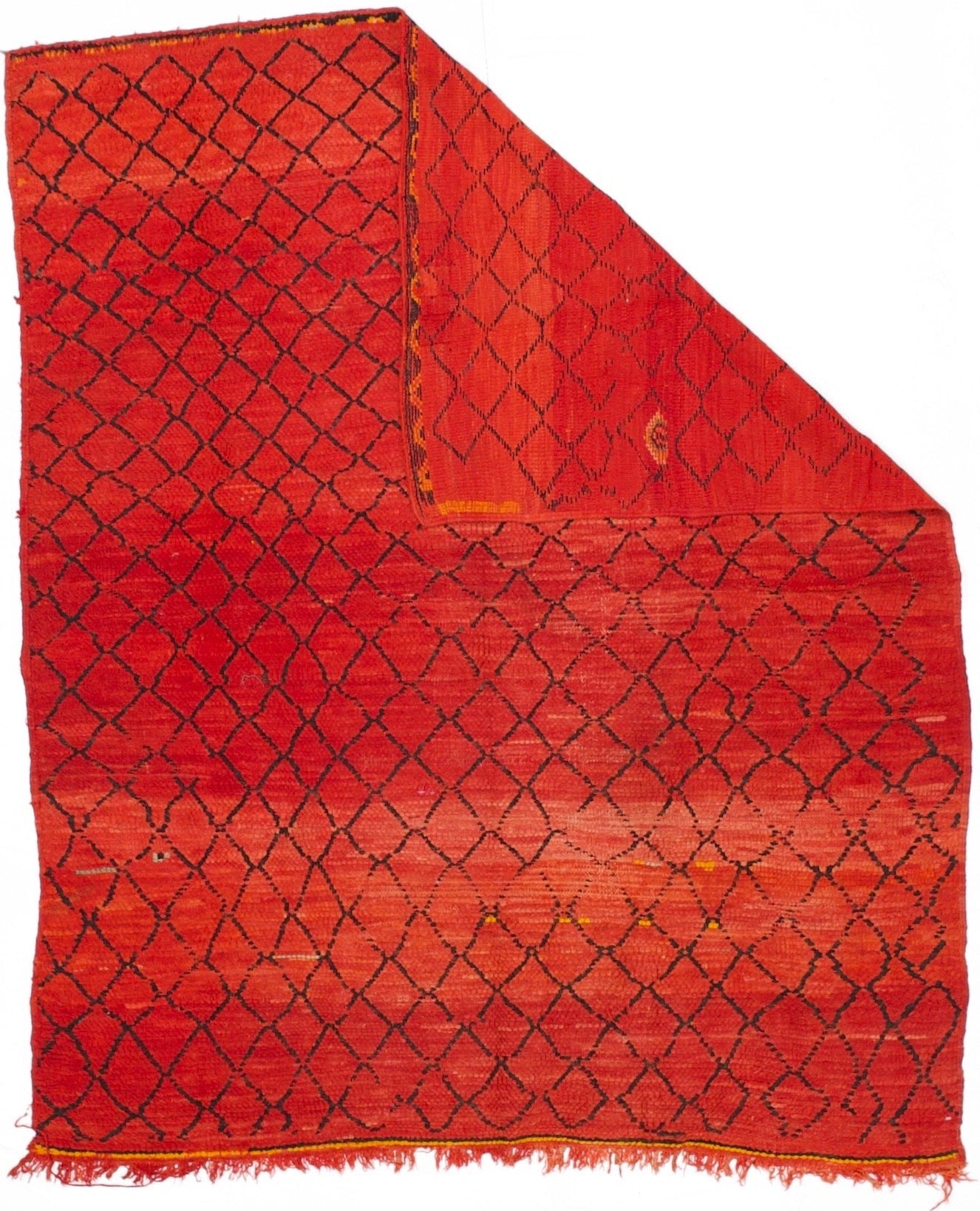 Vintage Moroccan Wool Rug 5' 8'' x 6' 11''