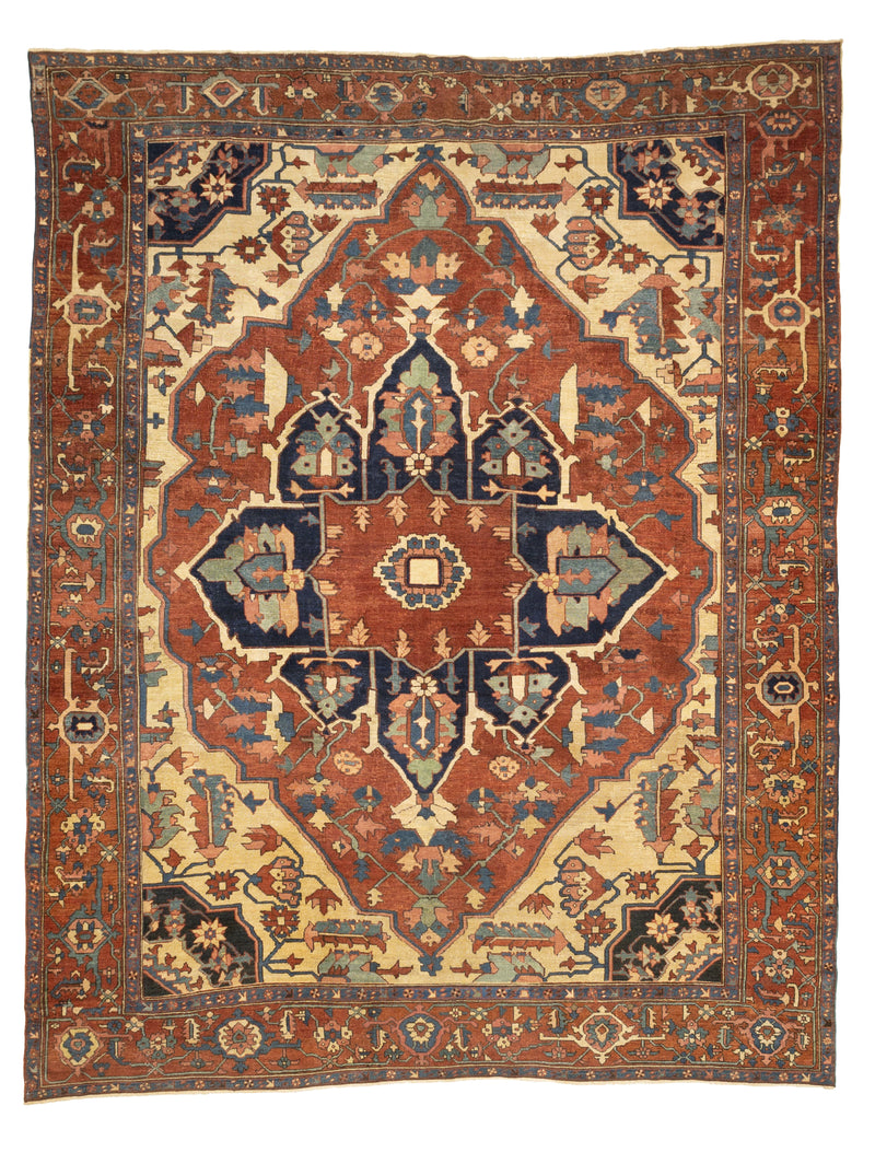 Antique  Serapi Rug 9' 9'' x 12' 4''