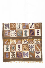 Fine Vintage Swedish Kilim Wool Rug 3'7" x 4' 10''