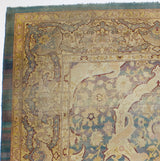 Antique Indian Amritsar Rug 8'10" x 12' 2" circa 1890