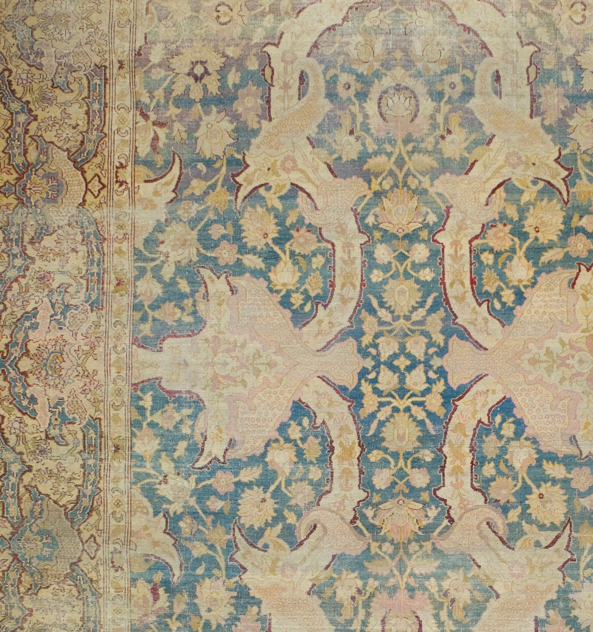 Antique Indian Amritsar Rug 8'10" x 12' 2" circa 1890