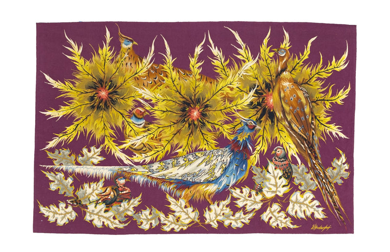 Mid Century French Tapestry 4' 11'' x 7' 4''