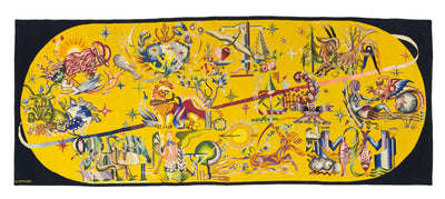 Mid Century Tapestry Signed E. Simon 4'5'' x 11'2''